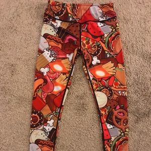 Til You Collapse Junk Food Leggings (S)